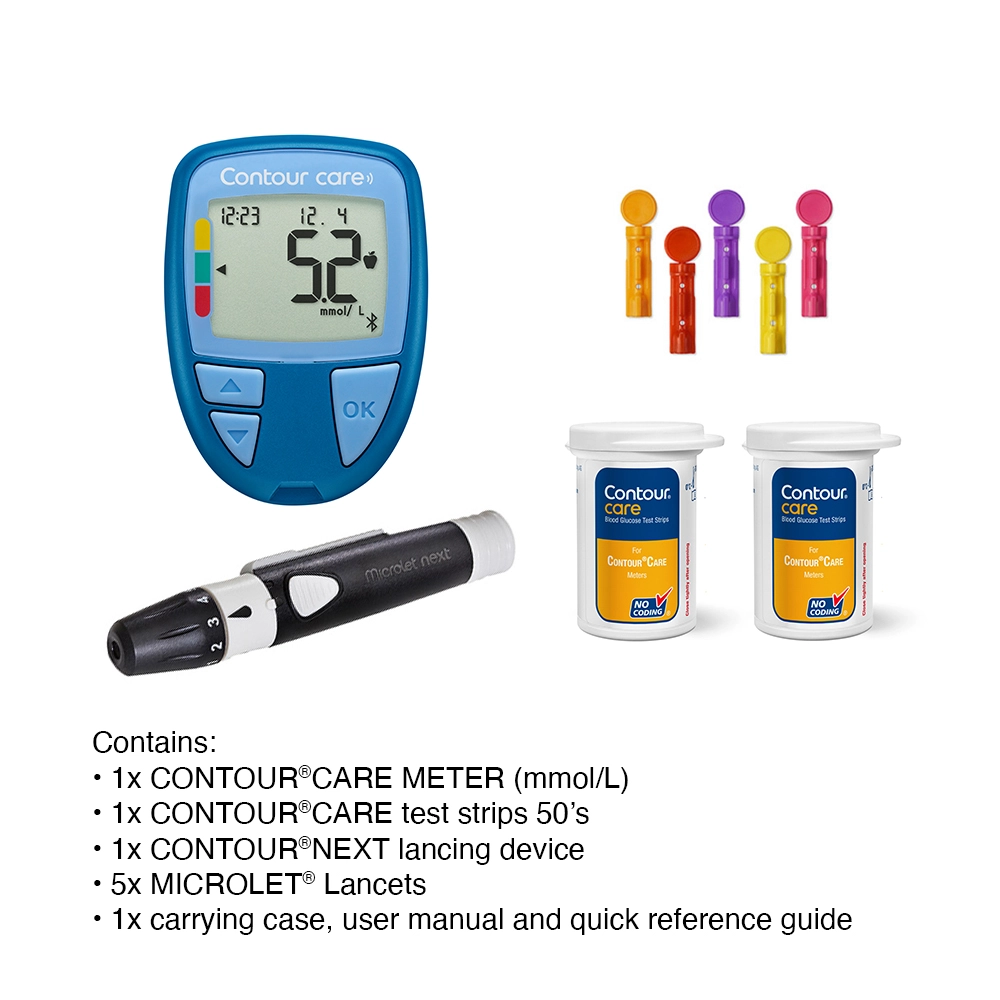 Contour Care Meter + Test Strips 50s | Tan Tock Seng Hospital Pharmacy