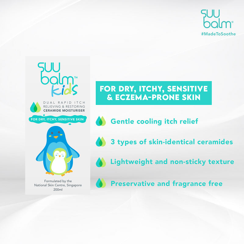 Suu Balm Kids Dual Rapid Itch Relieving & Restoring Ceramide