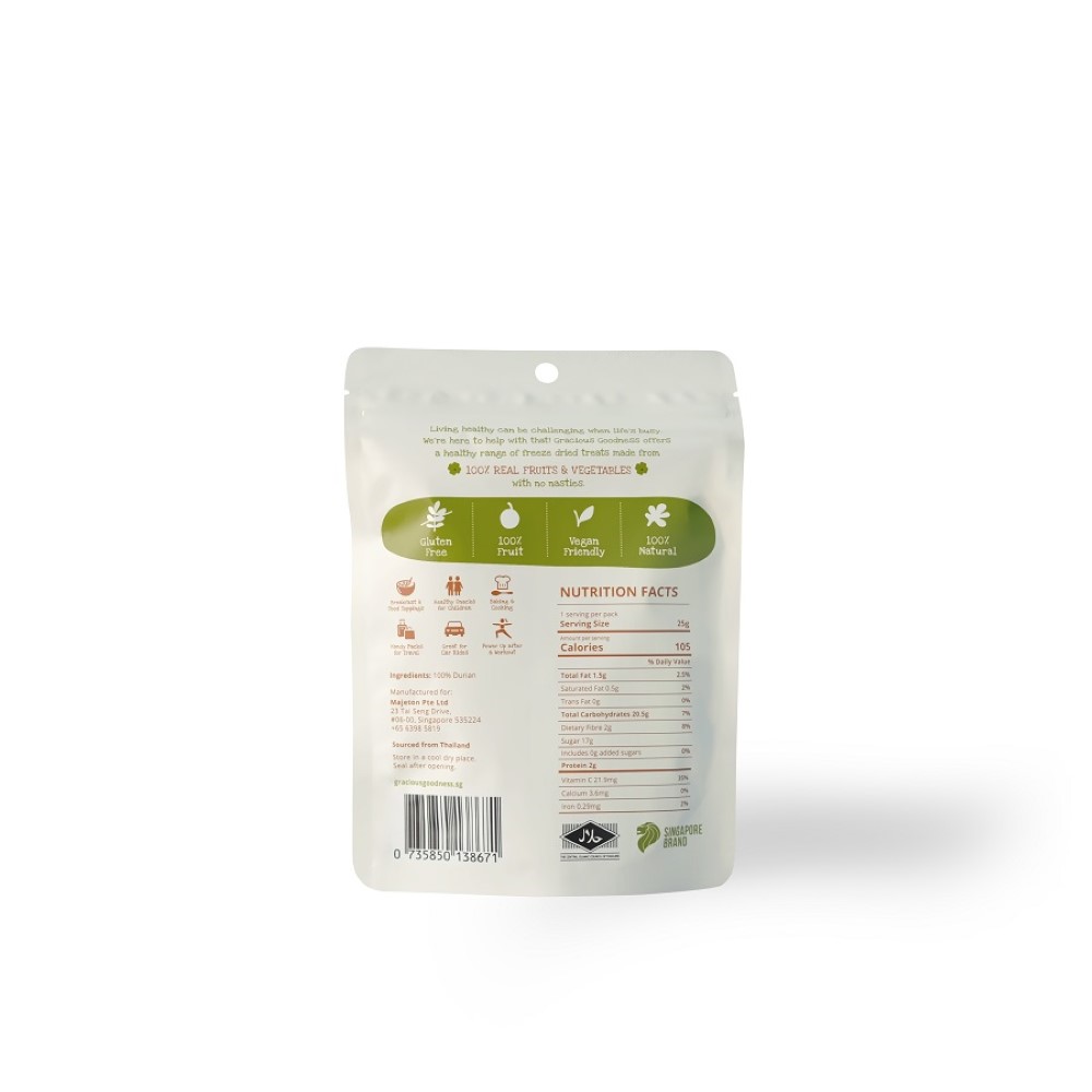 09026119385　1205353 Gracious Goodness Freeze Dried Broccoli 15g | Tan Tock Seng