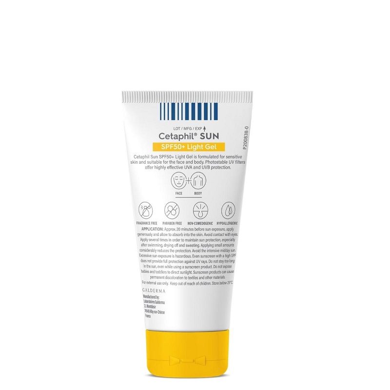 Cetaphil Sun Light Gel SPF 50+ 50ml | Tan Tock Seng Hospital Pharmacy