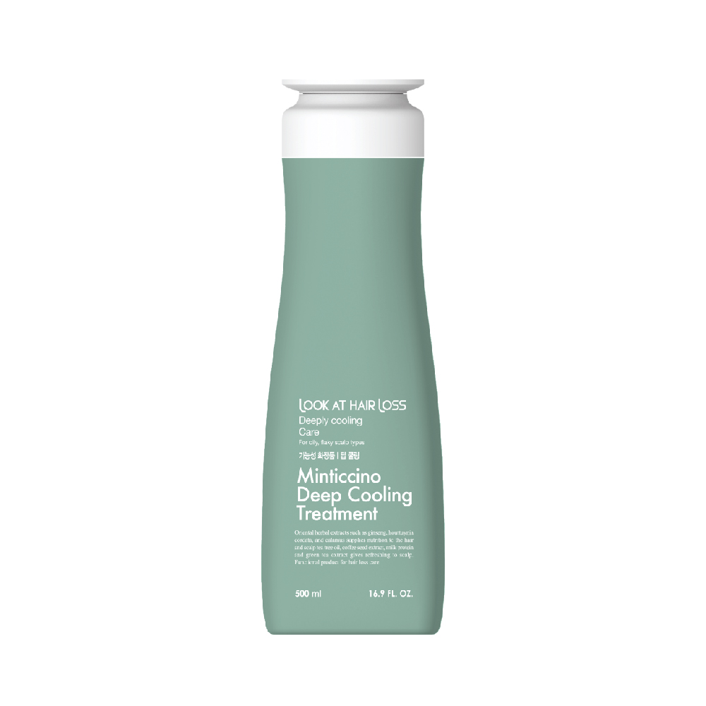 Look At Hair Loss Minticcino Deep Cooling Shampoo 500ml | Tan Tock