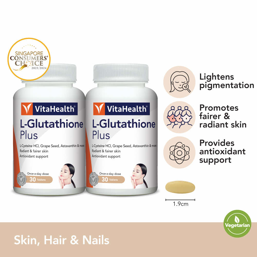 VitaHealth L-Glutathione Skin Plus 2x30s